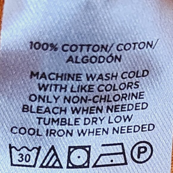 Loft Orange Cream V-Neck Cotton Short Sleeve Hi Low Classic Basic T-Shirt Size M - Picture 16 of 16